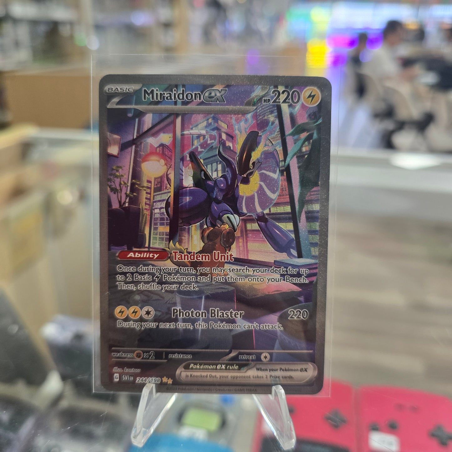Miraidon ex - 244/198 - SV01: Scarlet & Violet Base Set (NM)