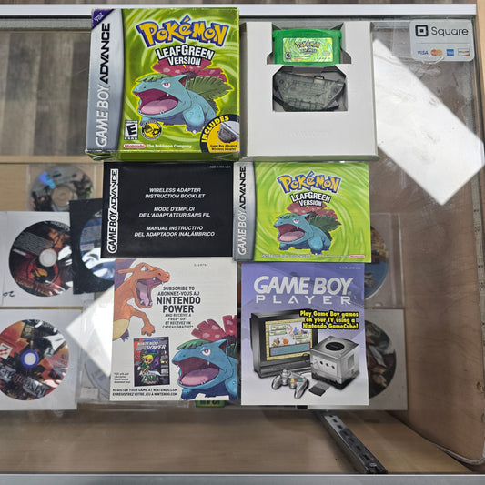 Pokémon LeafGreen (Authentic) CIB Nintendo GameBoy Advance