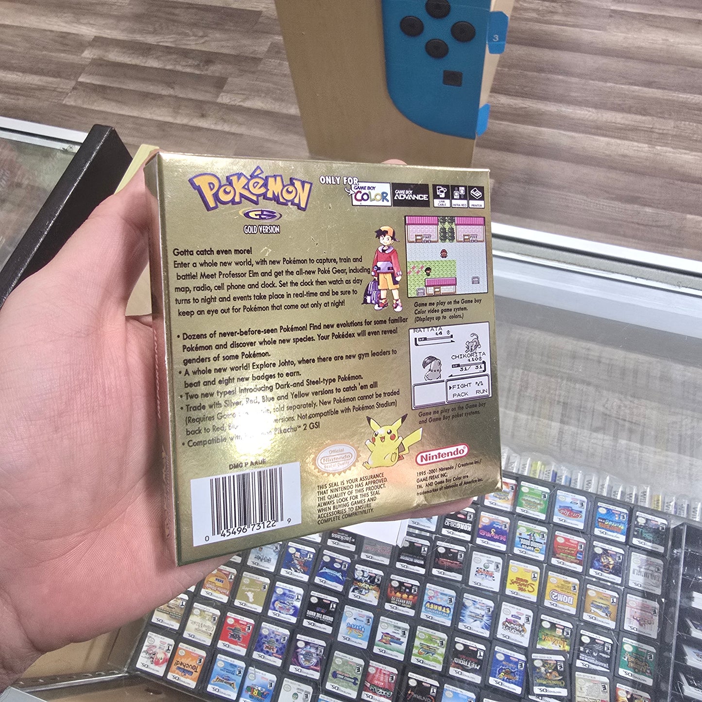 REPRODUCTION Pokémon Gold Box