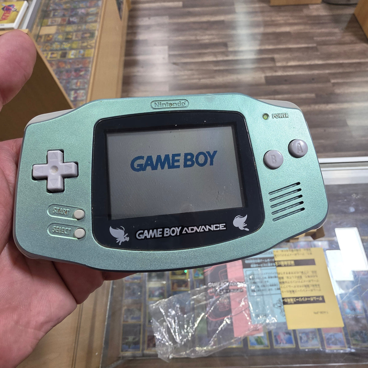 Pokemon Center Celebi Gameboy Advance JP GameBoy Advance with Matching Serial Code Number
