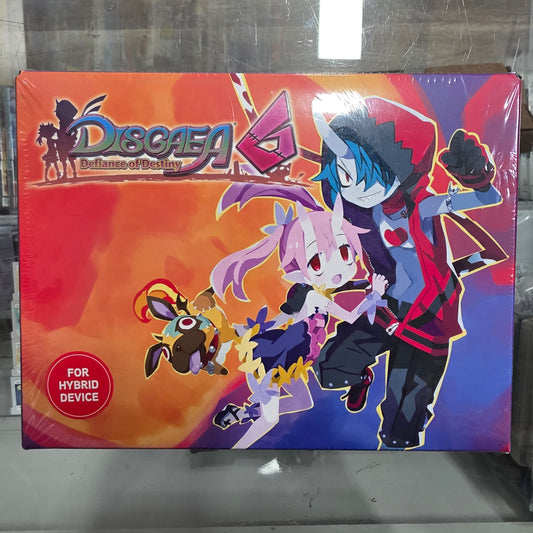 New Sealed Disgaea 6 Defiance Of Destiny Limited Edition Nintendo Switch [With Pins And Banner]