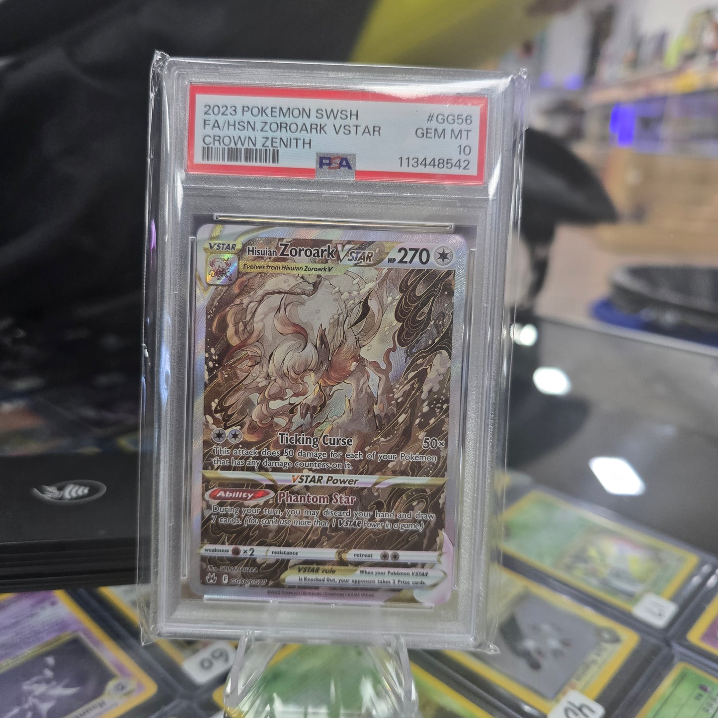 Hisuian Zoroark VSTAR - Crown Zenith: Galarian Gallery (PSA 10)