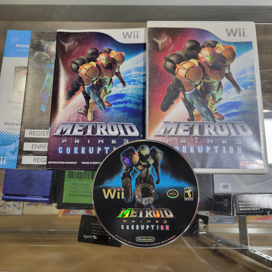 Metroid Prime 3 Corruption Nintendo Wii