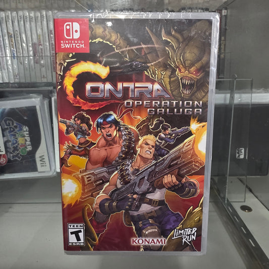 New Sealed Contra: Operation Galuga Nintendo Switch