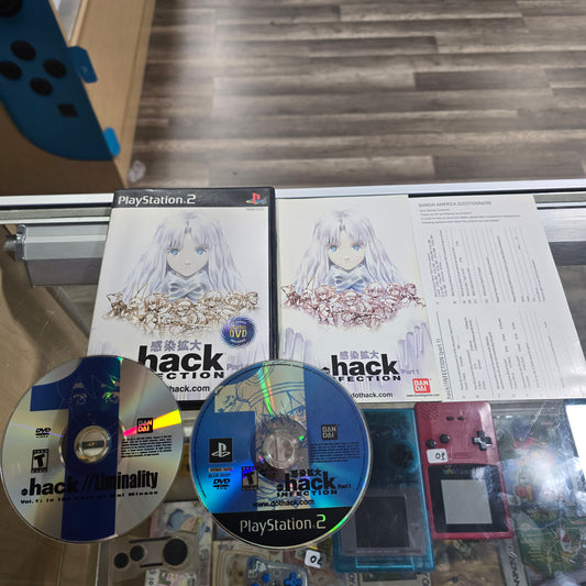 .Hack Infection with Registration Card Playstation 2