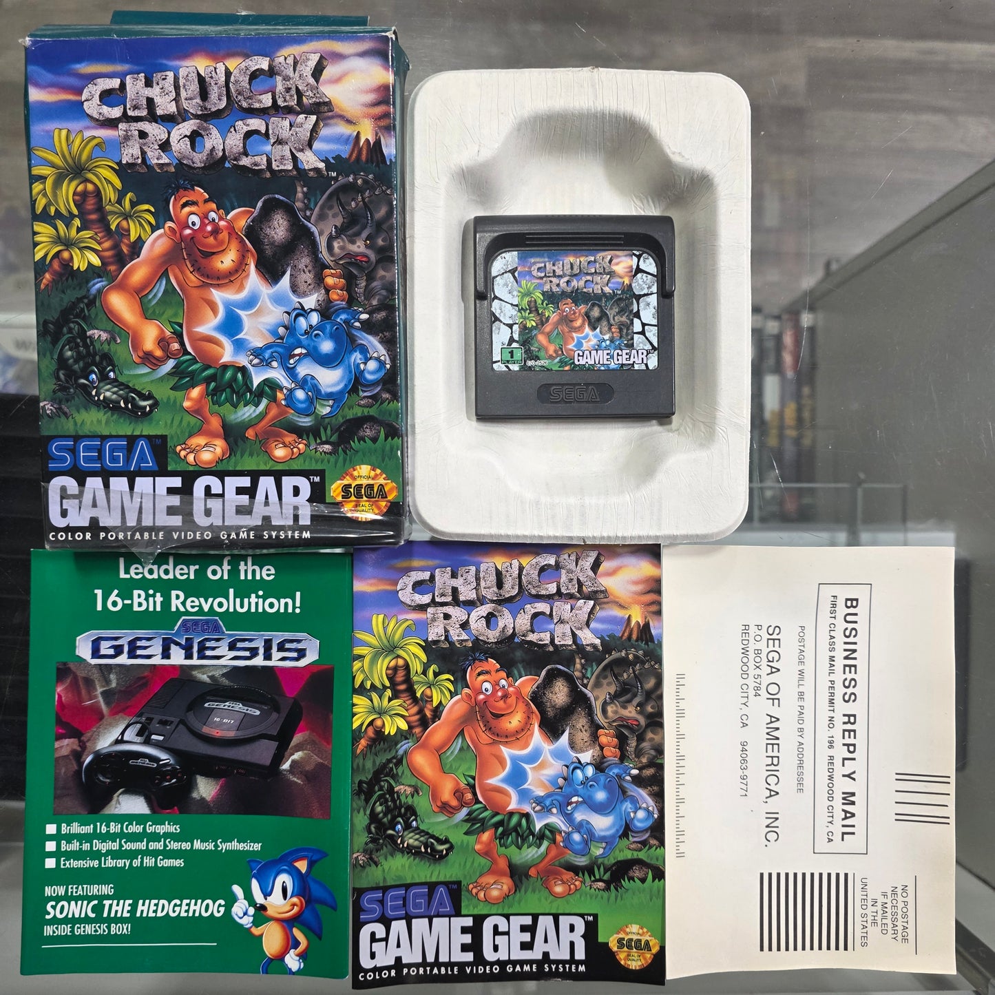 Chuck Rock Sega Game Gear