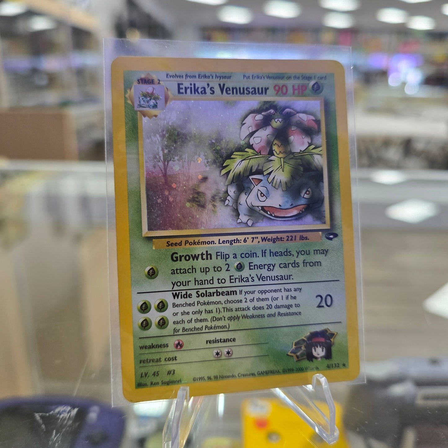 Erika's Venusaur - Gym Challenge Holofoil (MP)
