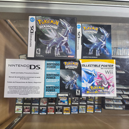 Pokémon Diamond with Poster (Authentic) Nintendo DS