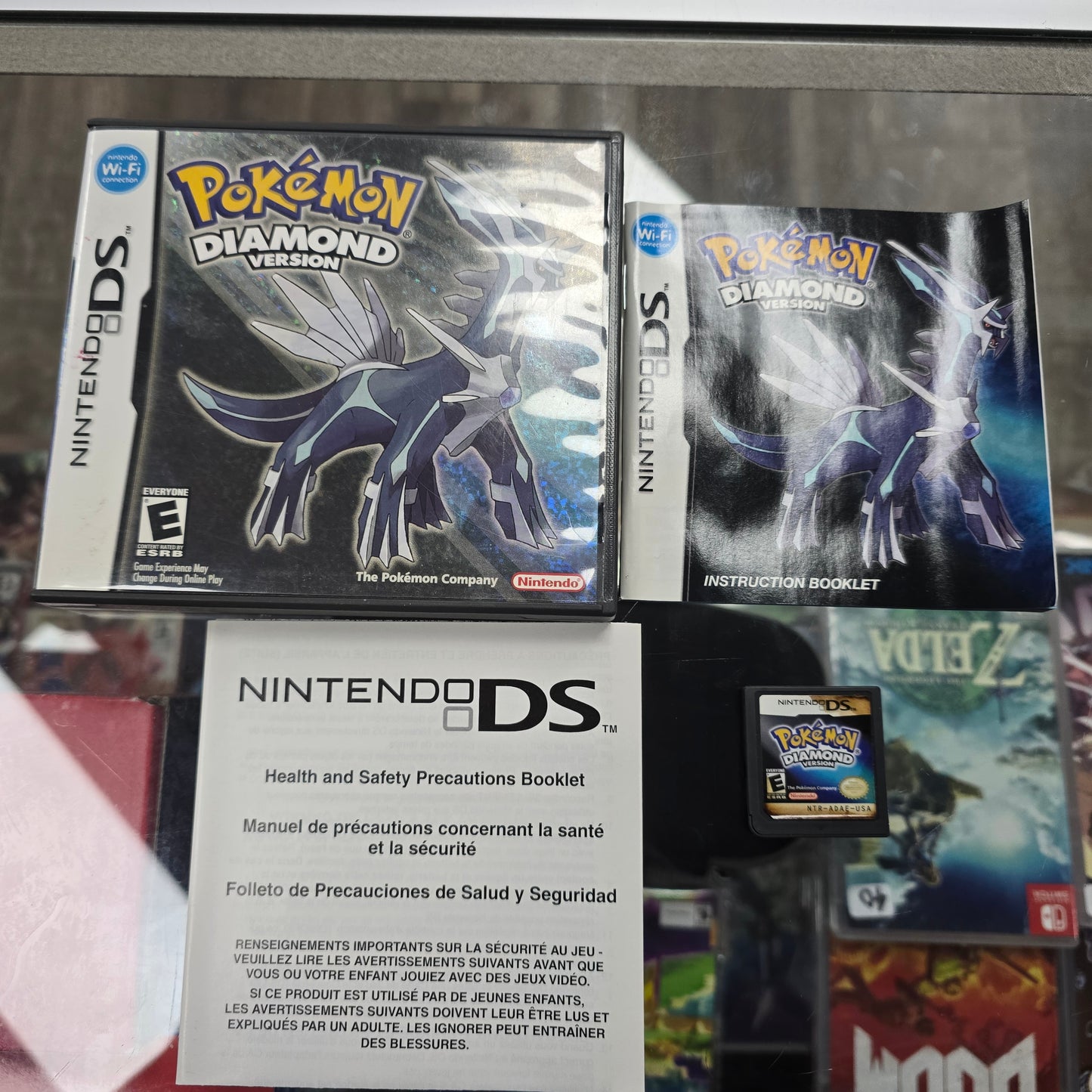 Pokémon Diamond (Discoloration in Label) (Authentic) Nintendo DS