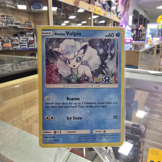 Alolan Vulpix - 21/145 (Toys R Us Promo) - Miscellaneous Cards & Products (SEALED) (NM)