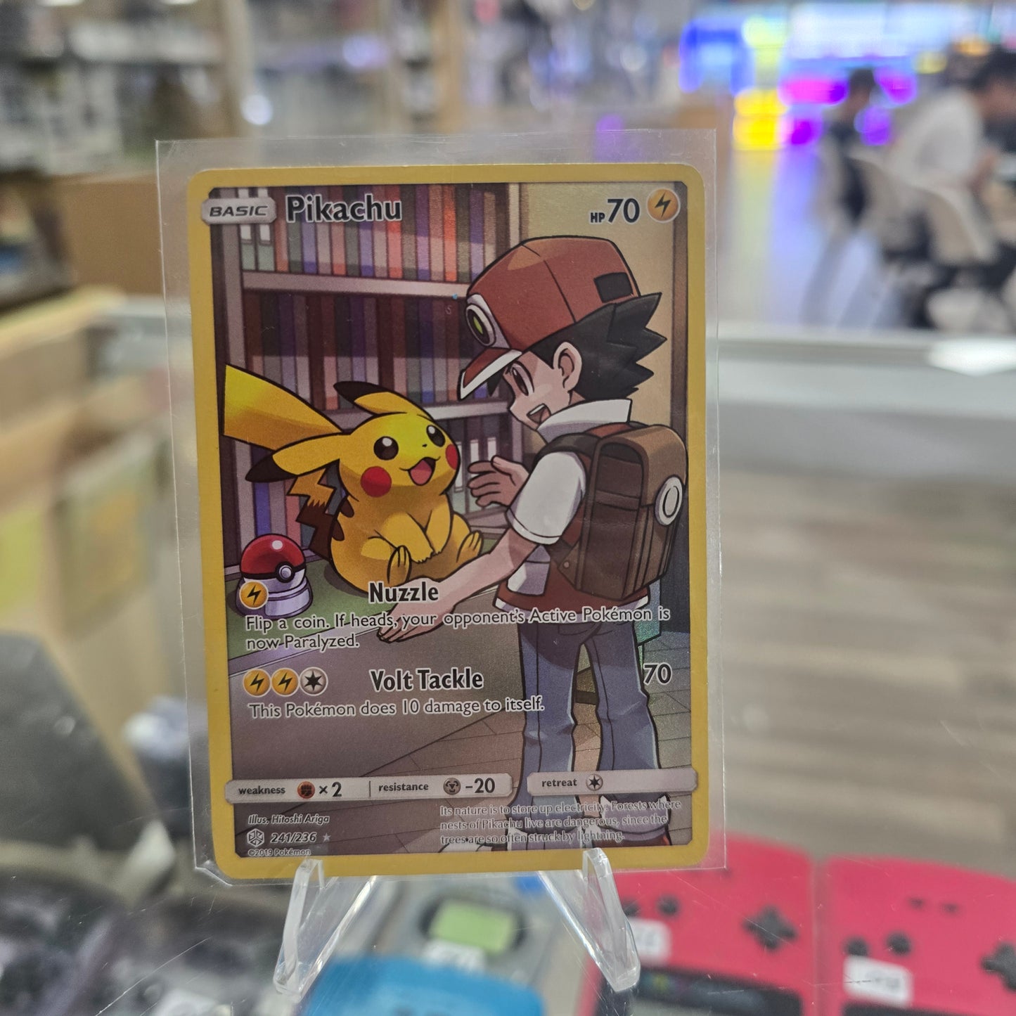 Pikachu (Secret) - SM - Cosmic Eclipse (MP) (Has Tiny Crease)
