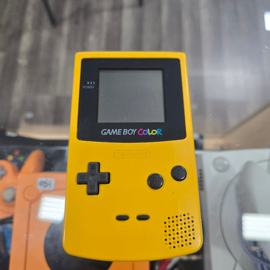 Yellow Nintendo Gameboy Color Handheld System