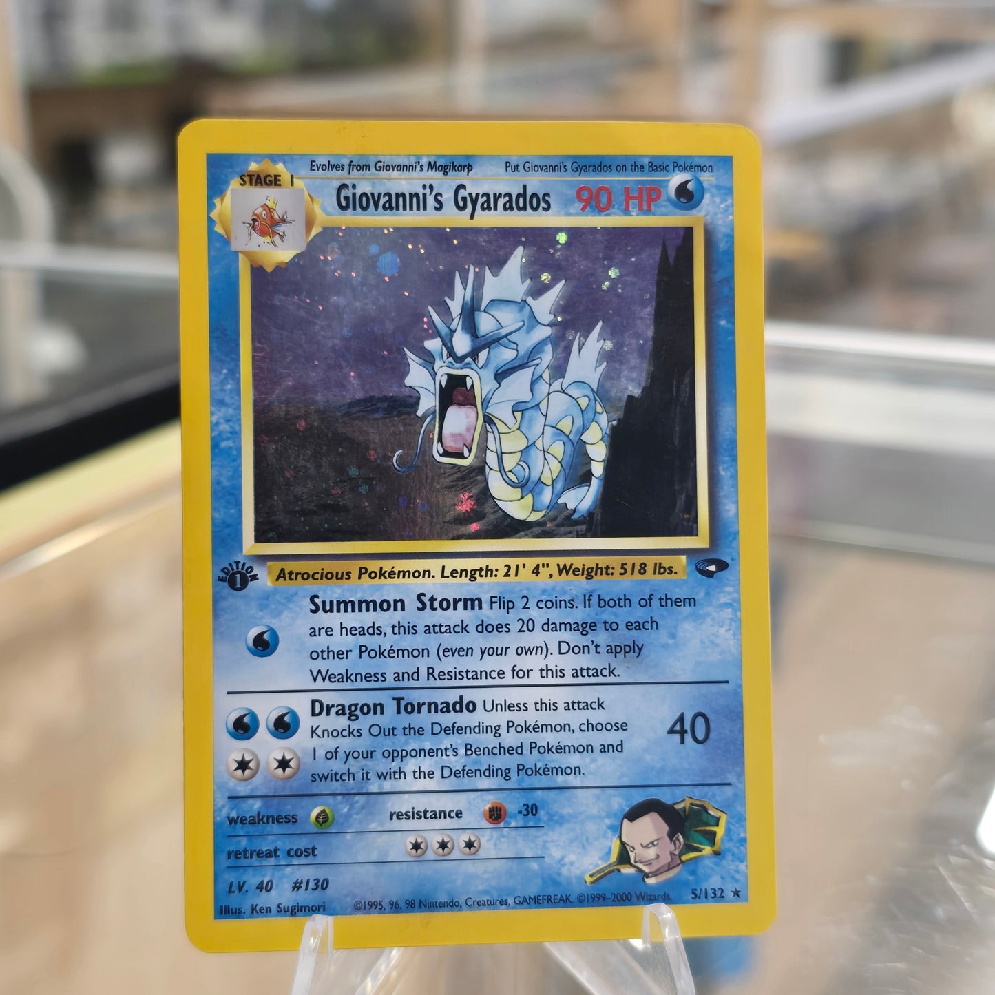 Giovanni's Gyarados - Gym Challenge 1st Edition