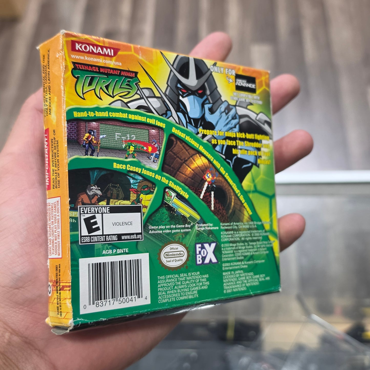 Teenage Mutant Ninja Turtles CIB Nintendo Gameboy Advance
