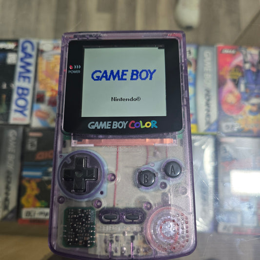 Custom Original Nintendo Gameboy Color Handheld System with IPS Brighter Screen