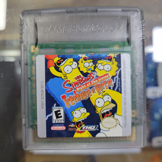 The Simpsons Night Of The Living Tree House Of Horror Nintendo Gameboy Color