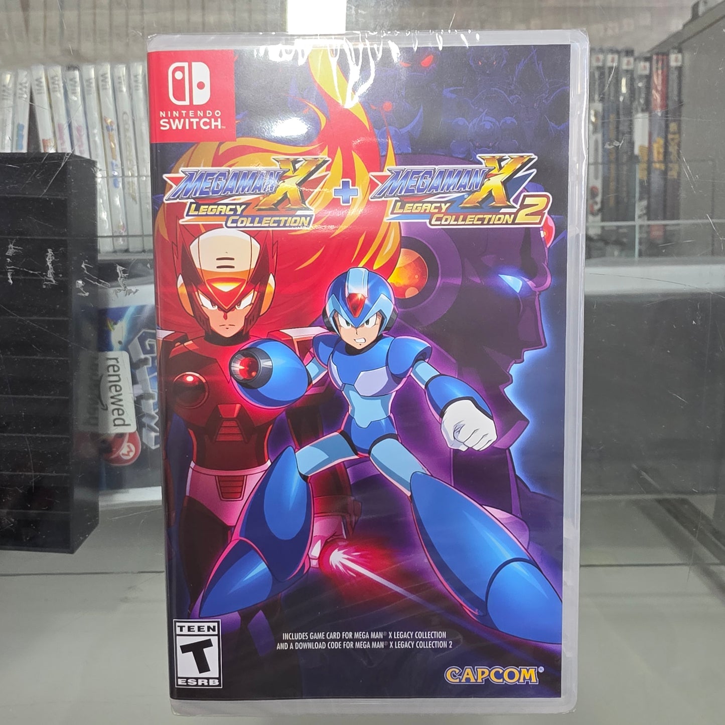 New Sealed Mega Man X Legacy Collection 1 + 2 Nintendo Switch