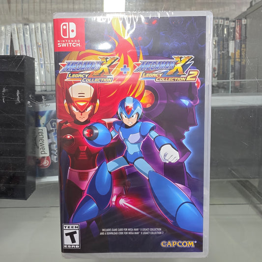 New Sealed Mega Man X Legacy Collection 1 + 2 Nintendo Switch