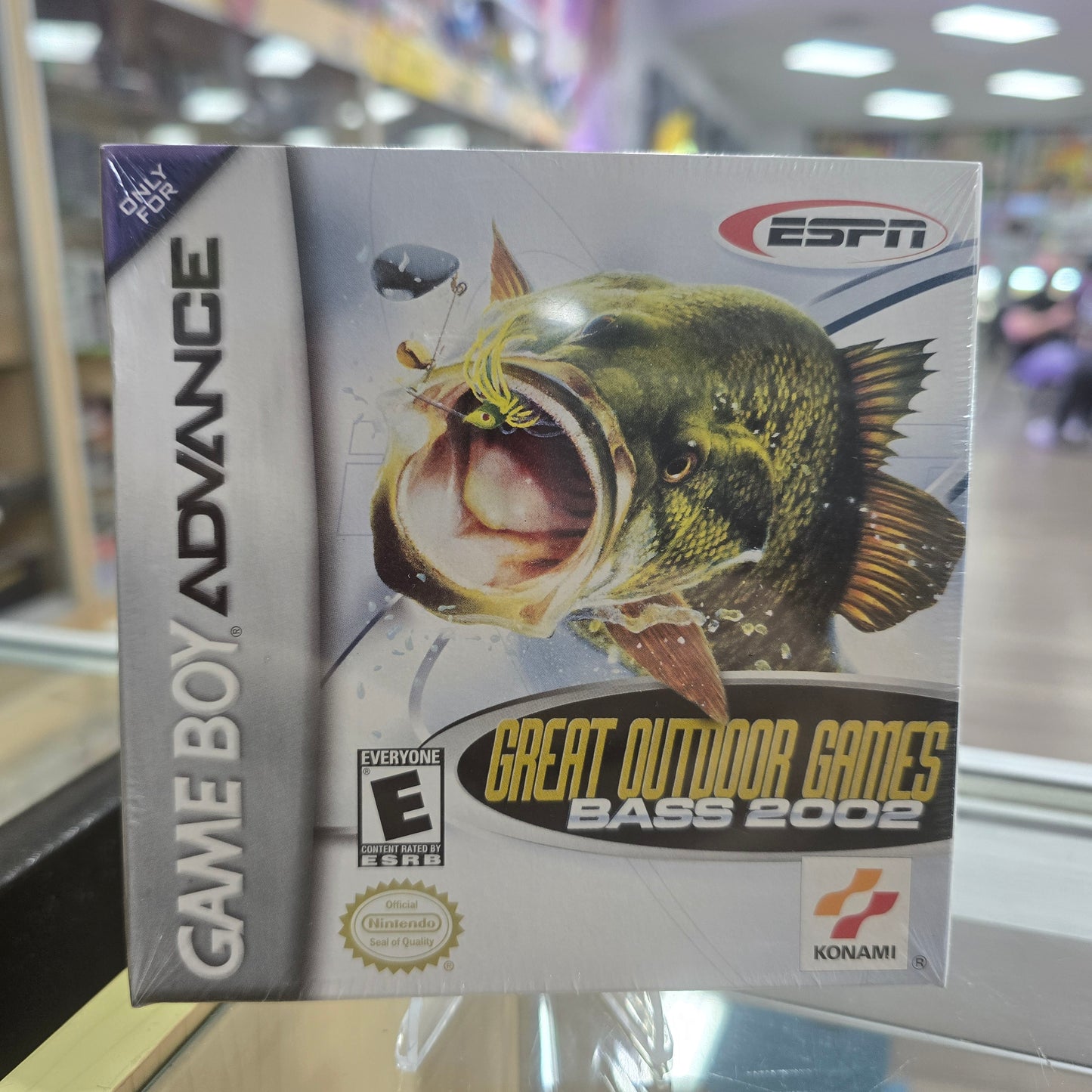 ESPN Great Outdoor Games Bass 2002 Nintendo GameBoy Advance (SEALED)
