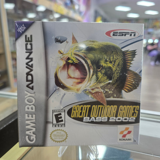 ESPN Great Outdoor Games Bass 2002 Nintendo GameBoy Advance (SEALED)