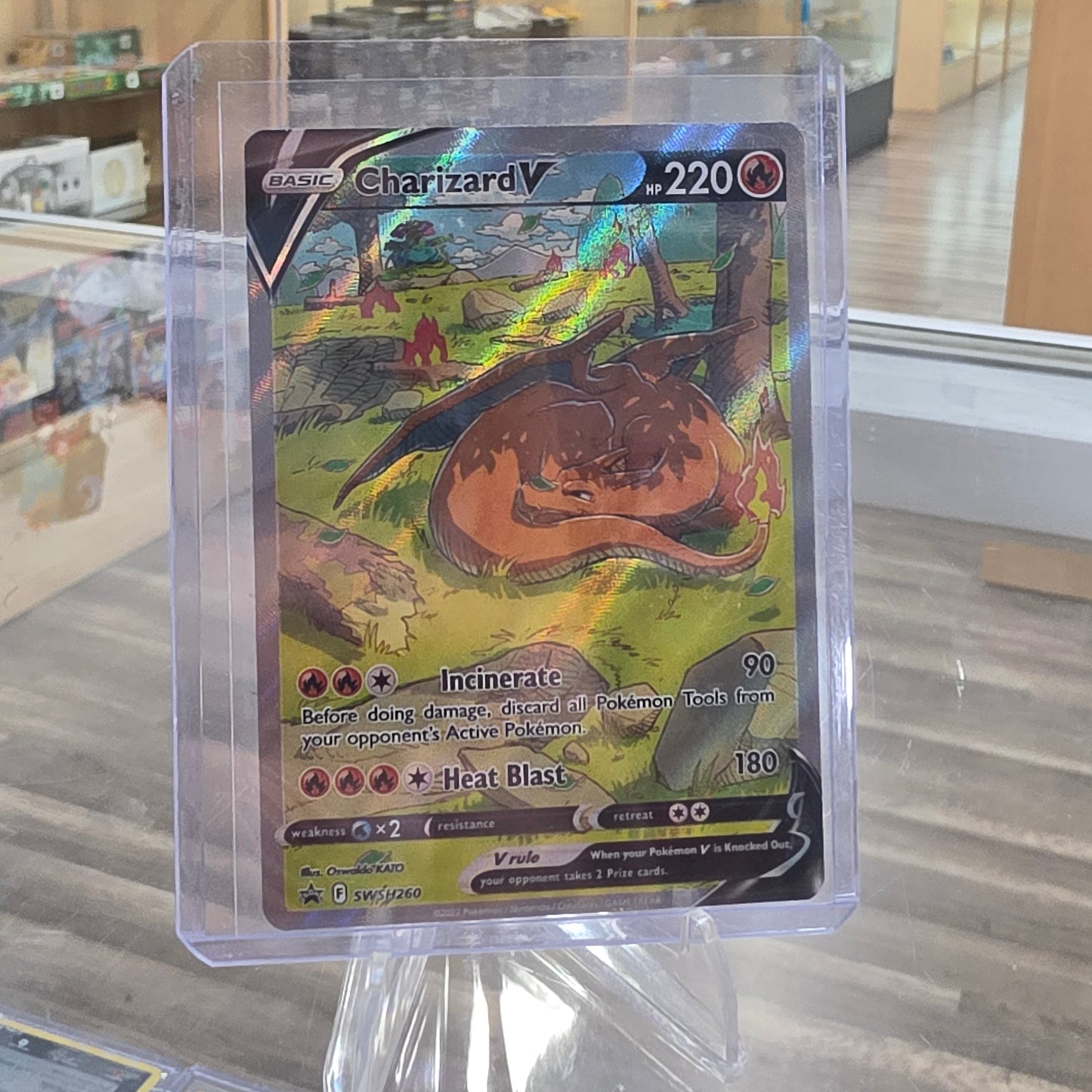 Charizard V - SWSH260 - SWSH: Sword & Shield Promo Cards (NM)