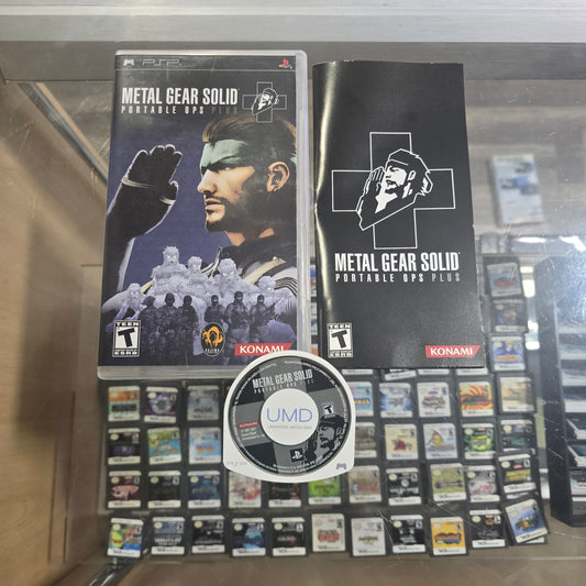Metal Gear Solid Portable Ops Plus PSP
