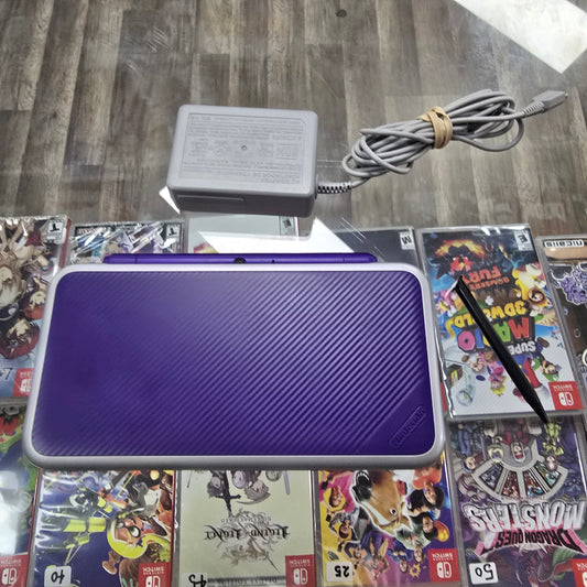 Purple Nintendo 2DS XL Handheld System with Charger (CHECK PHOTOS)