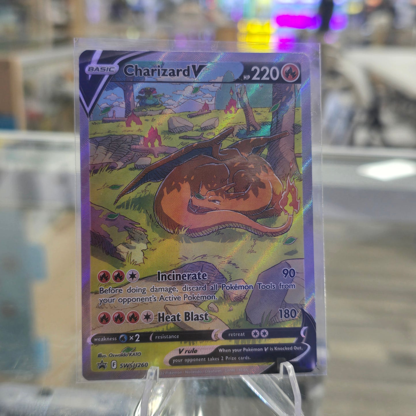 Charizard V - SWSH260 - SWSH: Sword & Shield Promo Cards (NM)