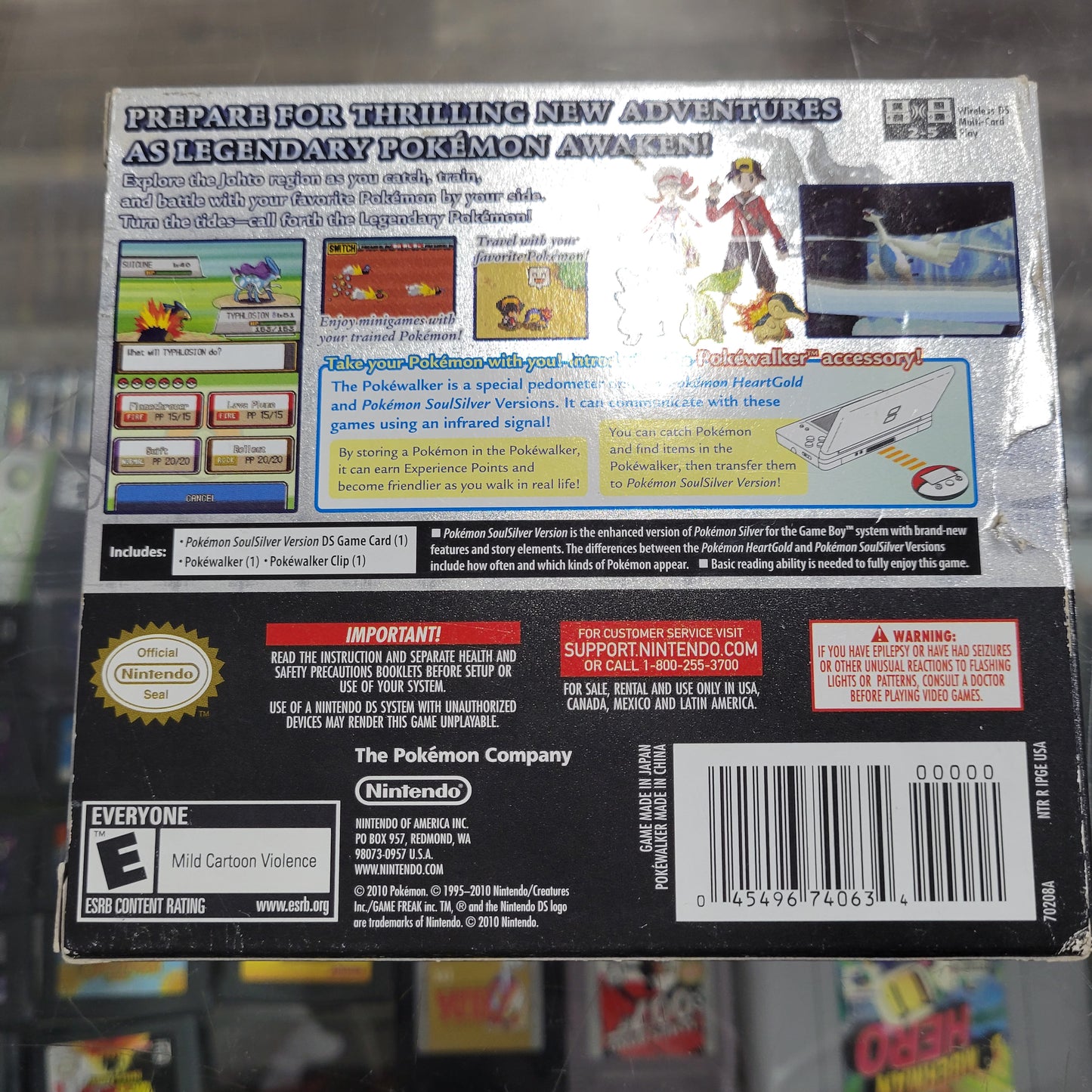 Pokémon SoulSilver Poké Walker Nintendo DS [Authentic]