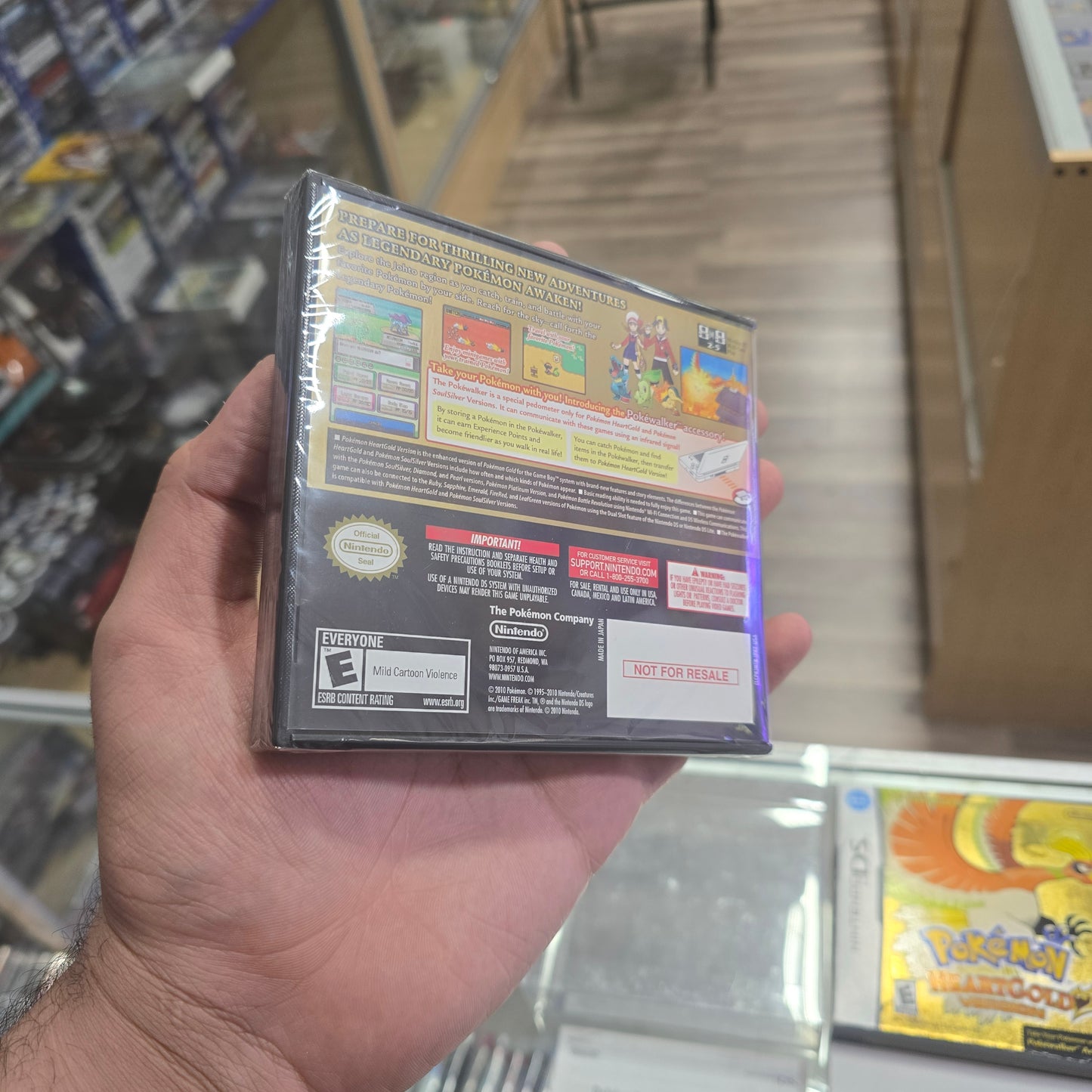 Pokémon HeartGold (Authentic) BIG BOX (OPEN BOX) (SEALED GAME) Nintendo DS