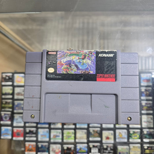 Teenage Mutant Ninja Turtles IV Turtles in Time Super Nintendo