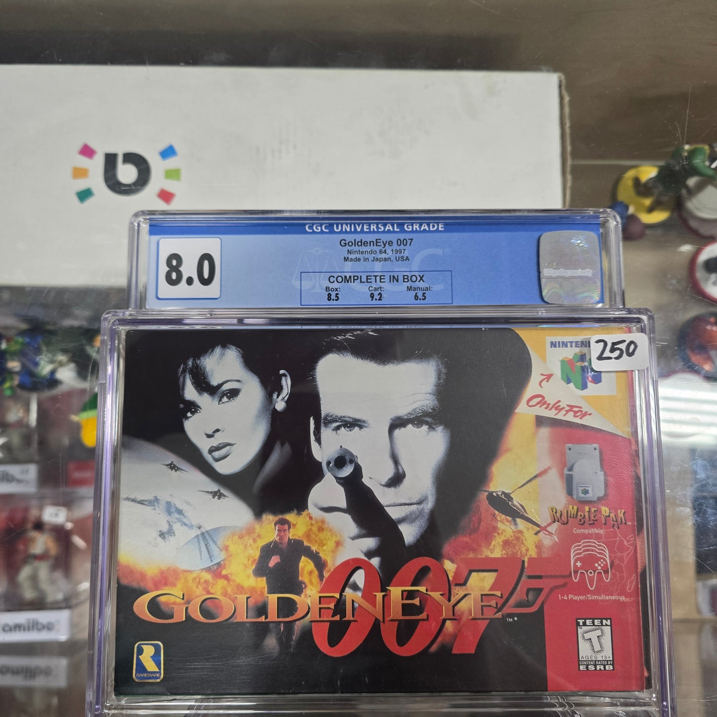 Golden Eye 007 Nintendo 64 CIB (CGC 8.0)