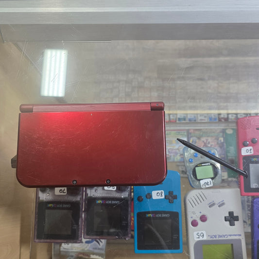 New Nintendo 3DS XL Red Handheld System with Charger (US SYSTEM)