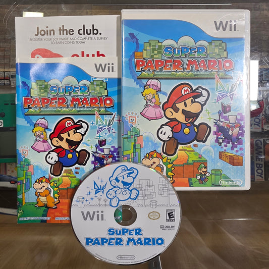 Super Paper Mario Nintendo Wii