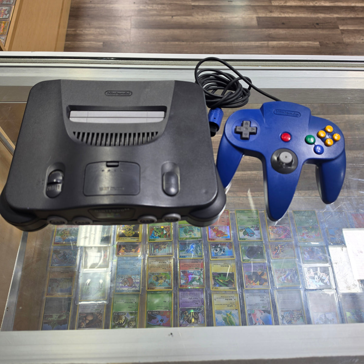 (219) Nintendo 64 System with Wires and Controller