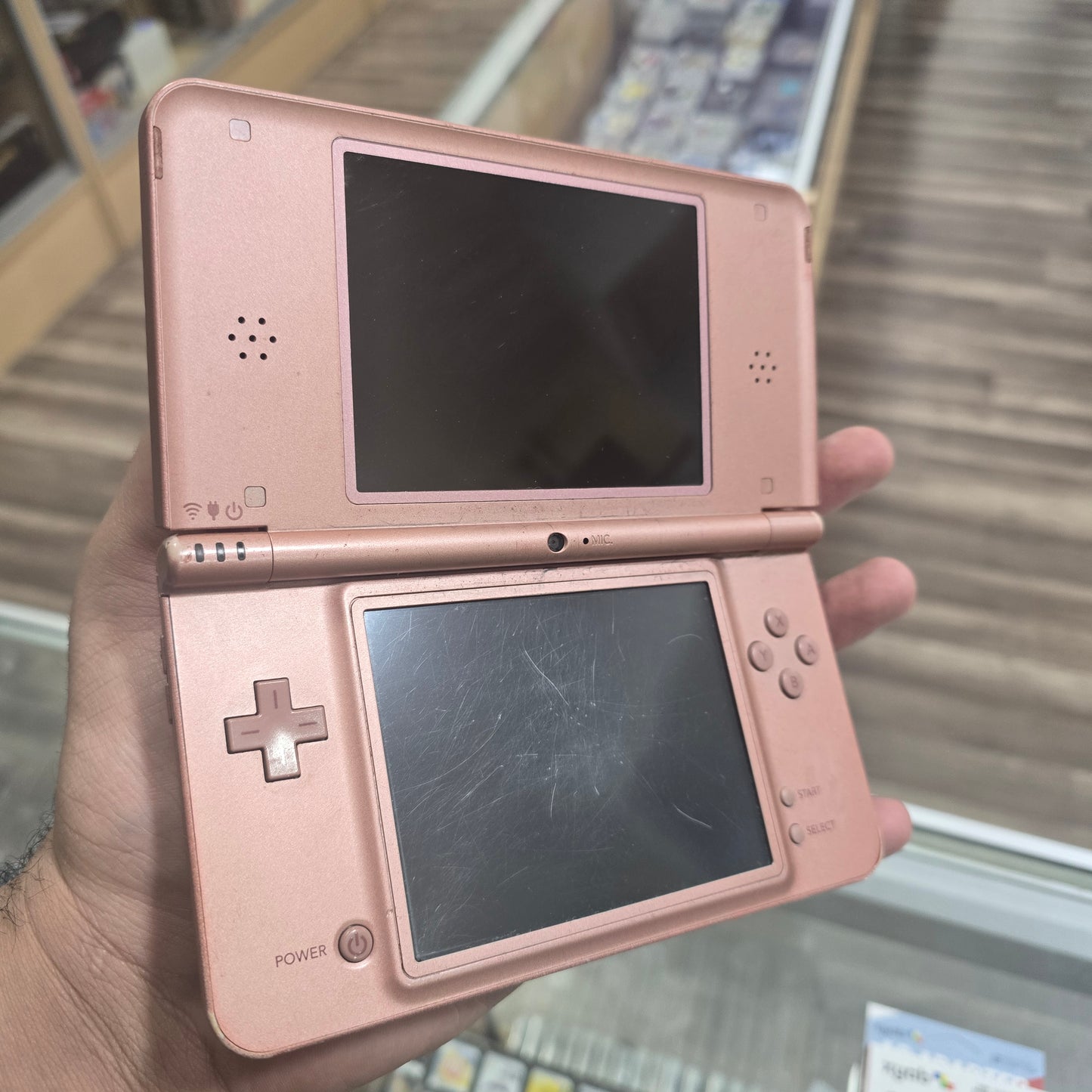 Pink Nintendo DSi XL Handheld System with Charger - Digital Pokémon Games