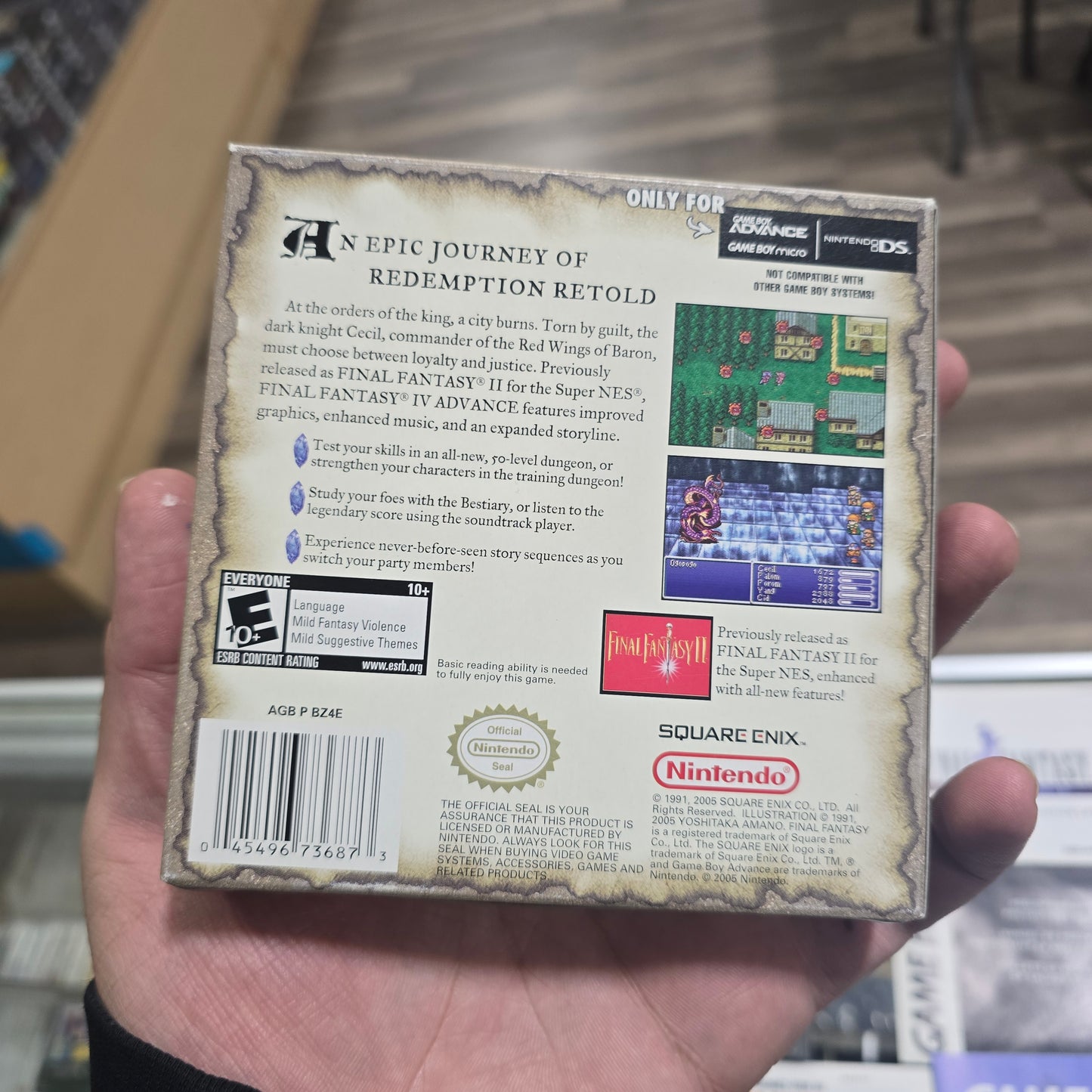Final Fantasy IV Advance Nintendo GameBoy Advance