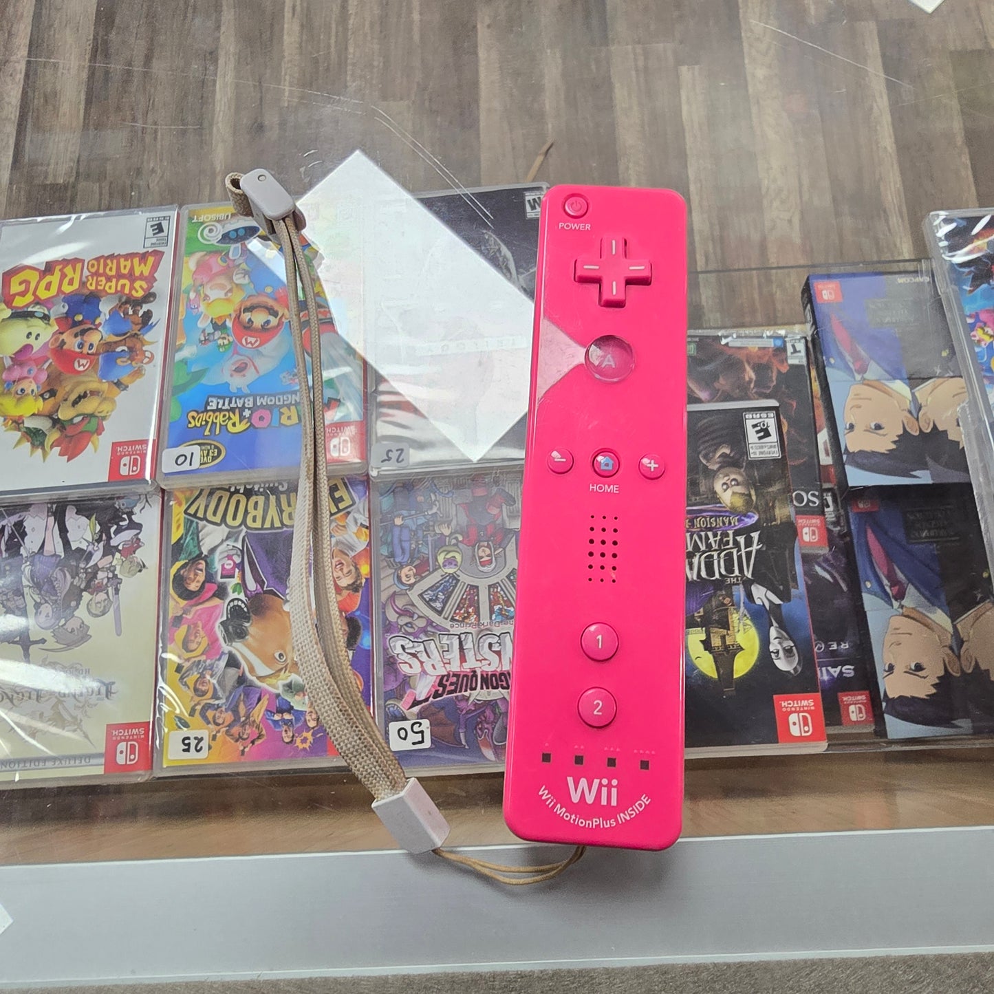 Pink Wii Motion Plus Wii Mote Controller