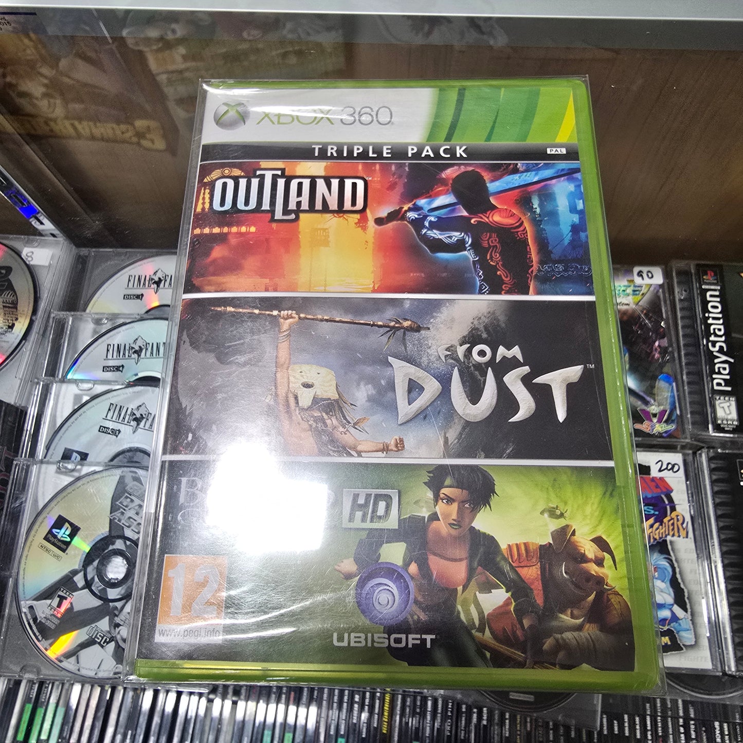 Sealed Outland/From Dust/Beyond Good & Evil HD PAL Xbox 360