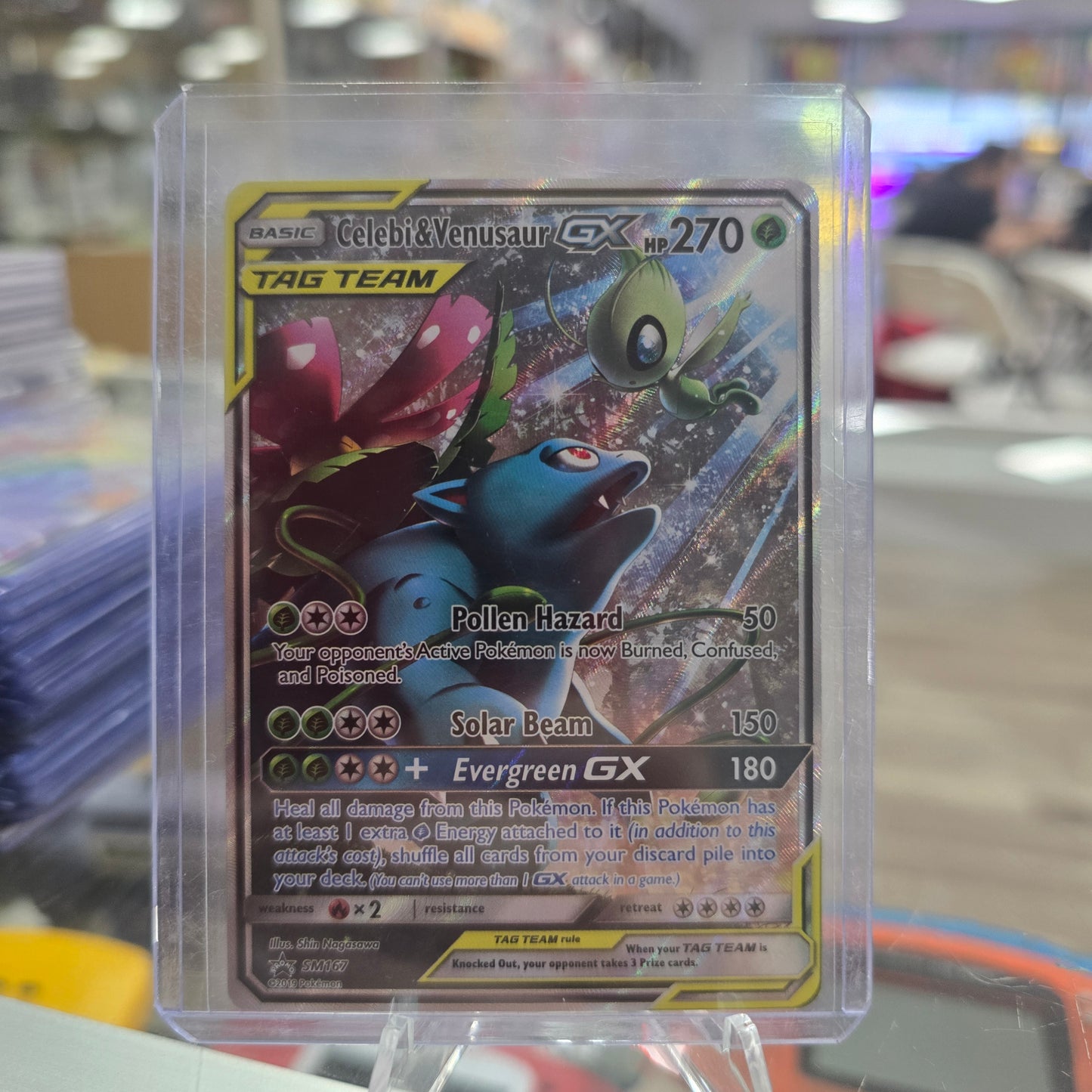 Celebi & Venusaur GX - SM167 - SM Promos (NM)