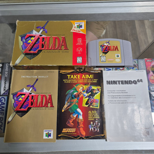 Zelda Ocarina of Time CIB Nintendo 64