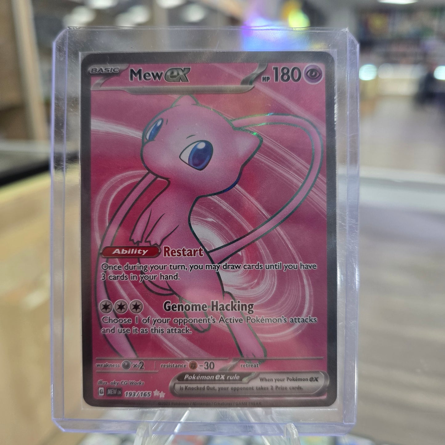 Mew ex - 193/165 - SV: Scarlet & Violet 151 (NM)