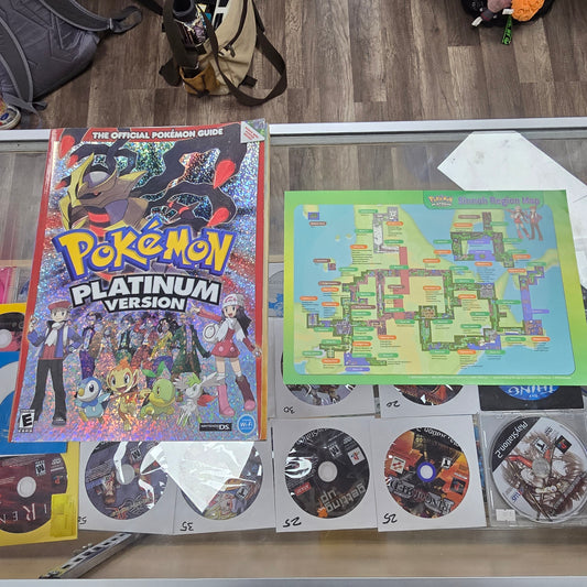 Pokemon: Platinum Version - The Official Strategy Guide Book With Mini Poster