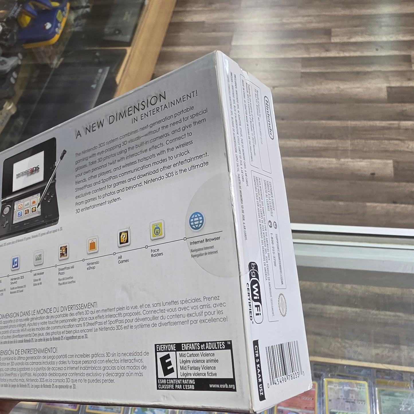 Nintendo 3DS Cosmo Black Handheld System (UNOPENED)