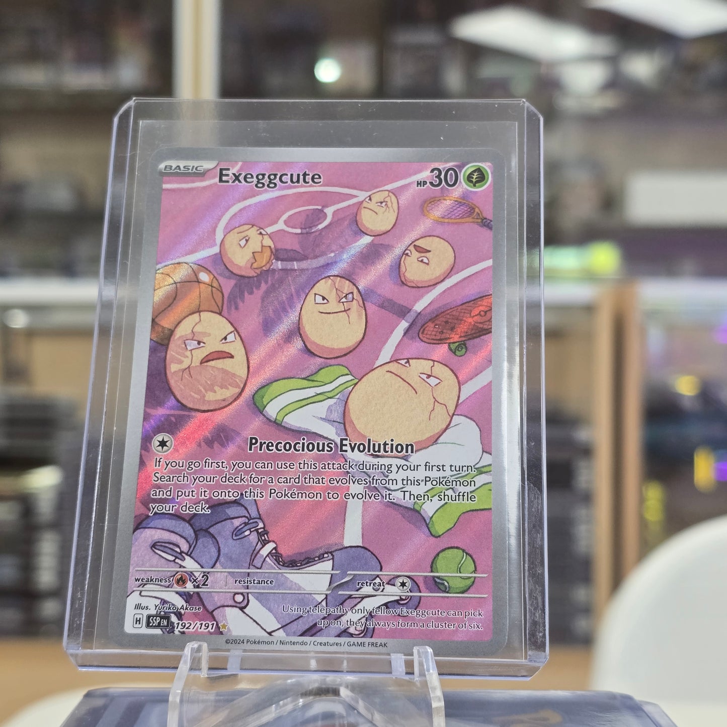 Exeggcute - 192/191 - SV08: Surging Sparks (NM)
