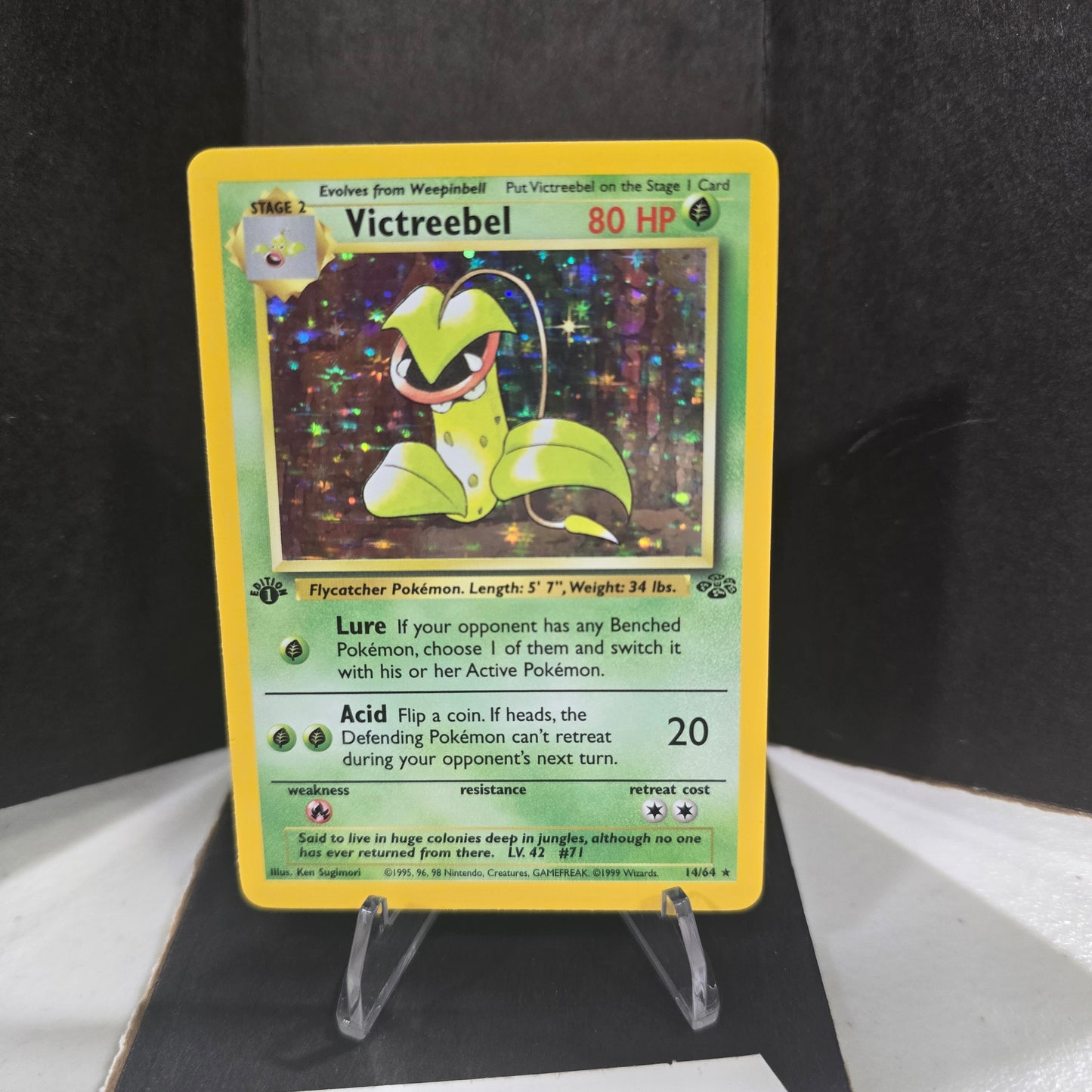Victreebel (14) - Jungle (JU) 1st Edition NM