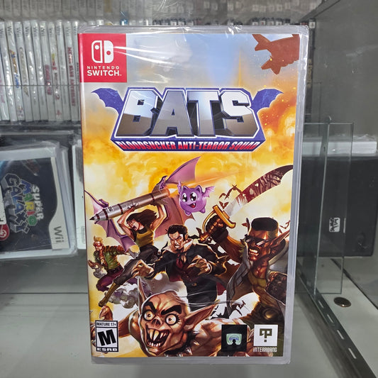 New Sealed BATS: Bloodsucker Anti-Terror Squad Nintendo Switch