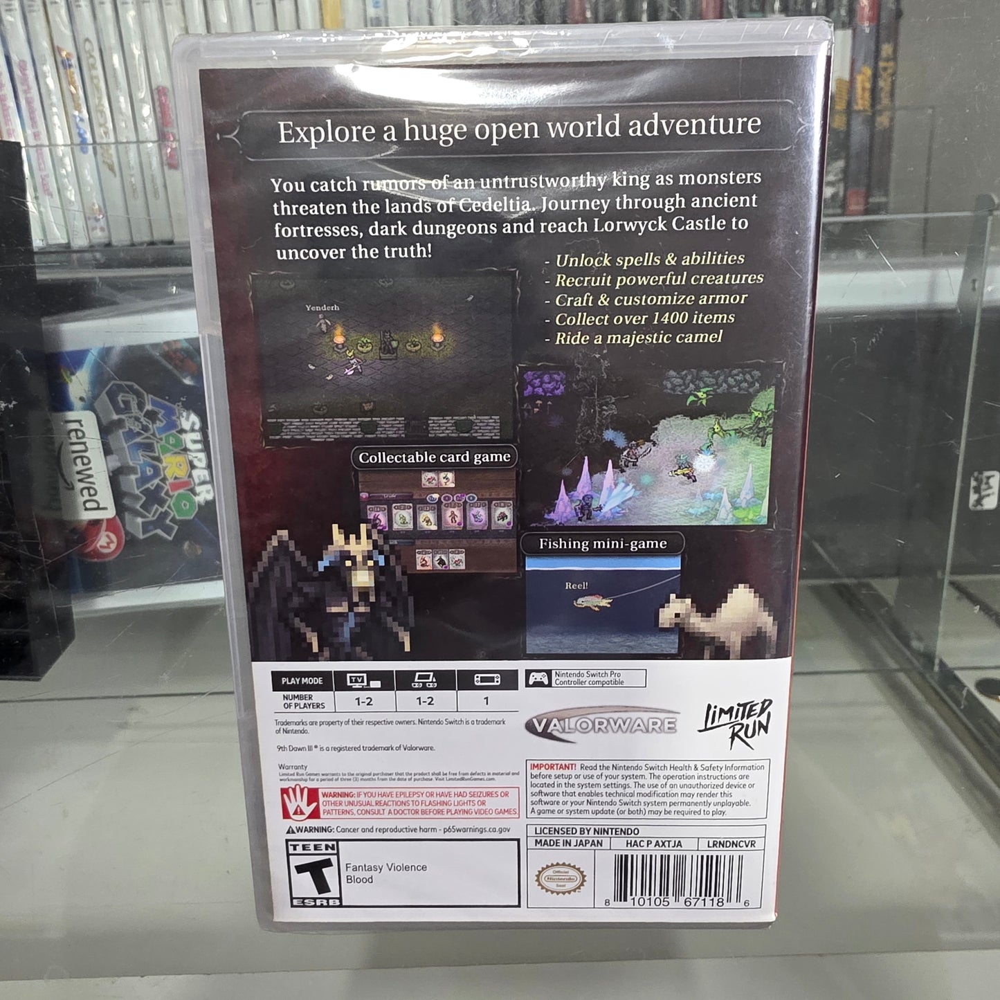 New Sealed 9th Dawn III: Shadow of Erthil Nintendo Switch