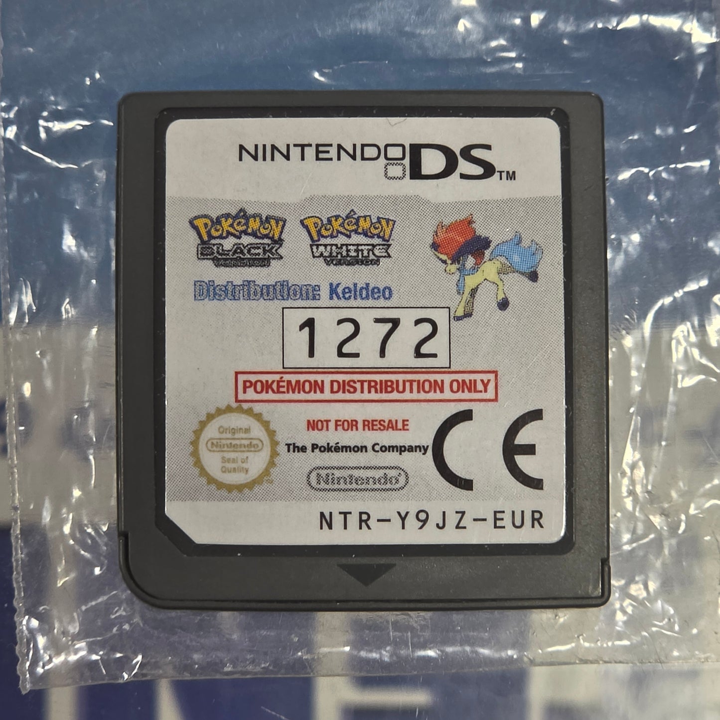 Keldeo Pokemon Distribution EUR PAL Not For Resale Nintendo DS Authentic Clean