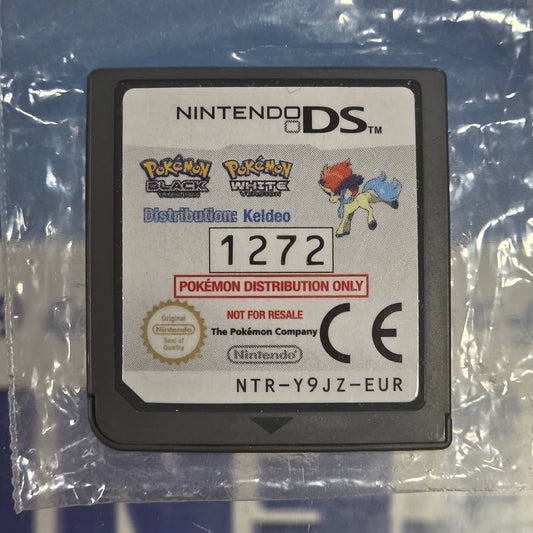 Keldeo Pokemon Distribution EUR PAL Not For Resale Nintendo DS Authentic Clean